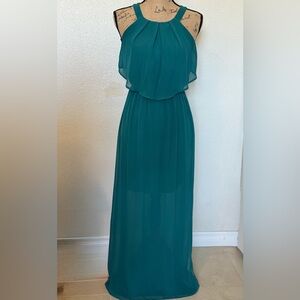 Sweet Storm Green Maxi Dress